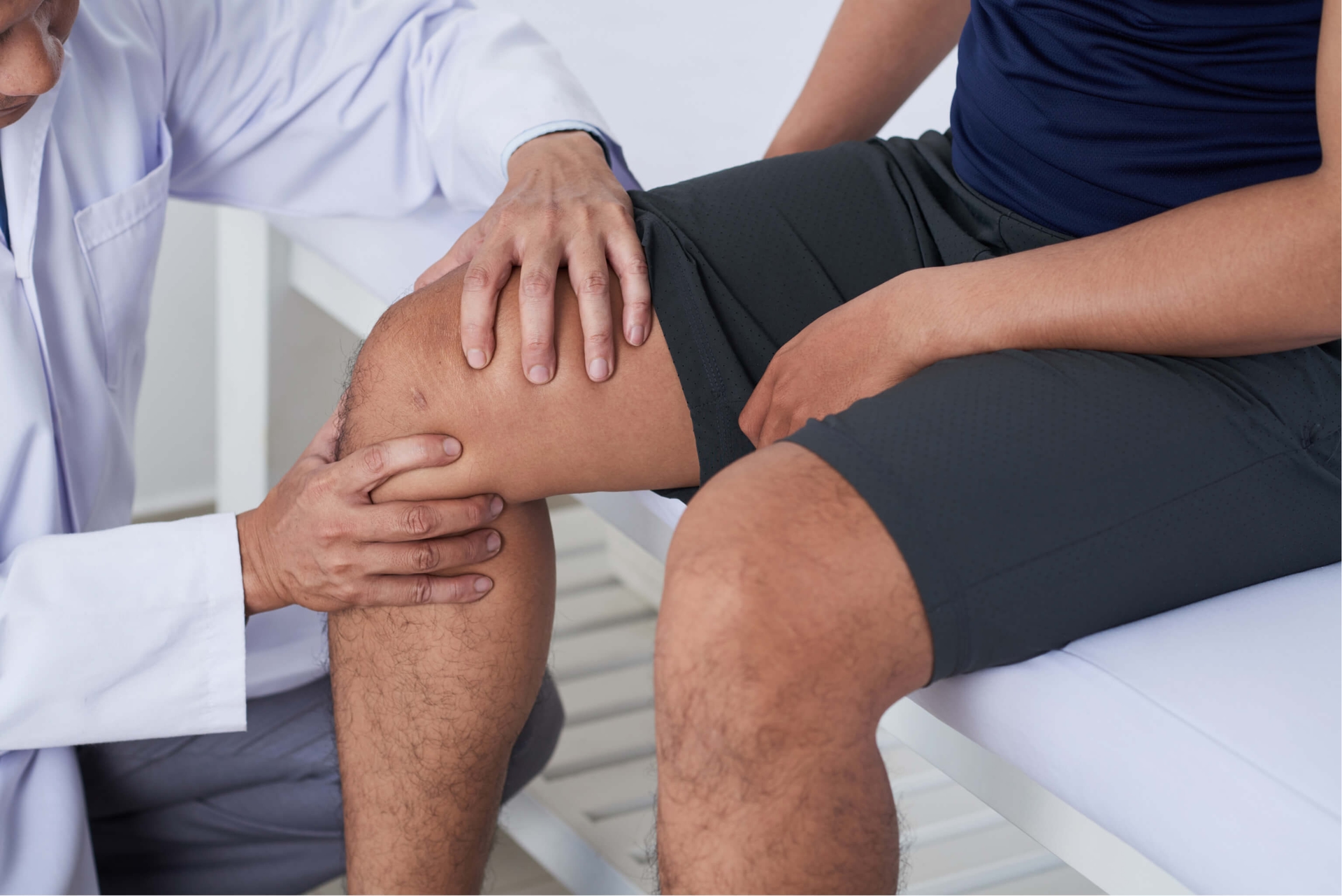 Physical examination of the knee